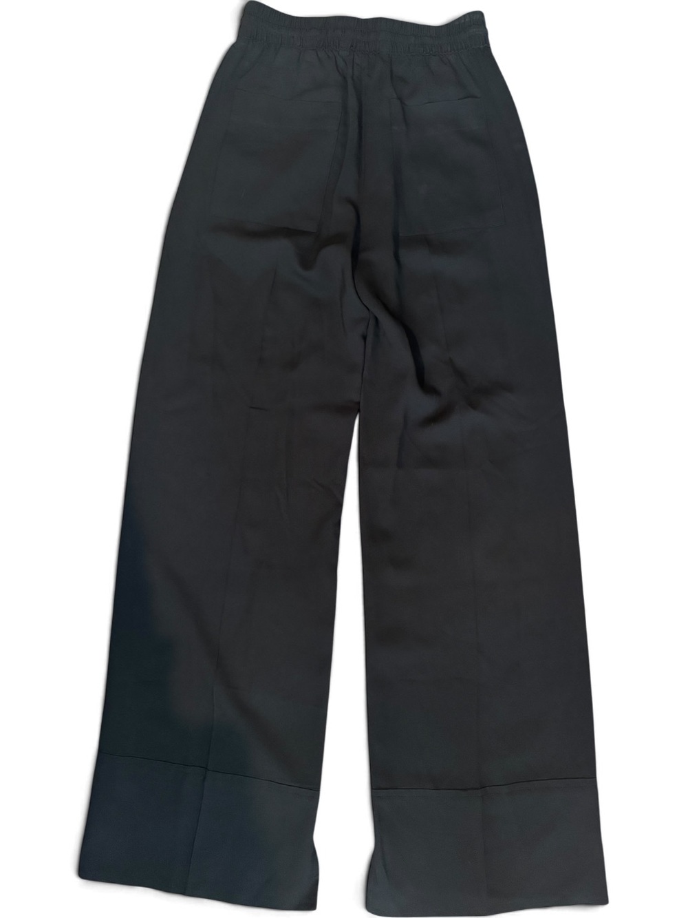 Zara Wide Leg Side Stripe Pants Black Brown XS NWT - Picture 3 of 6